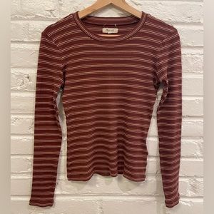 Madewell Striped Long Sleeve - XS
